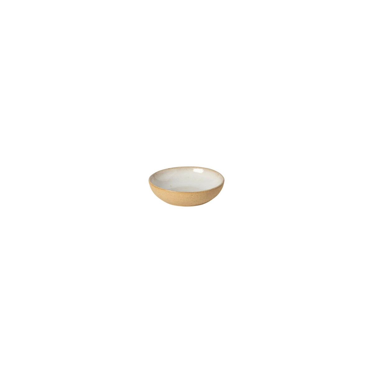 Runde, flache Schale Marrakesh Dip von Costa Nova in Weiss sable blanc