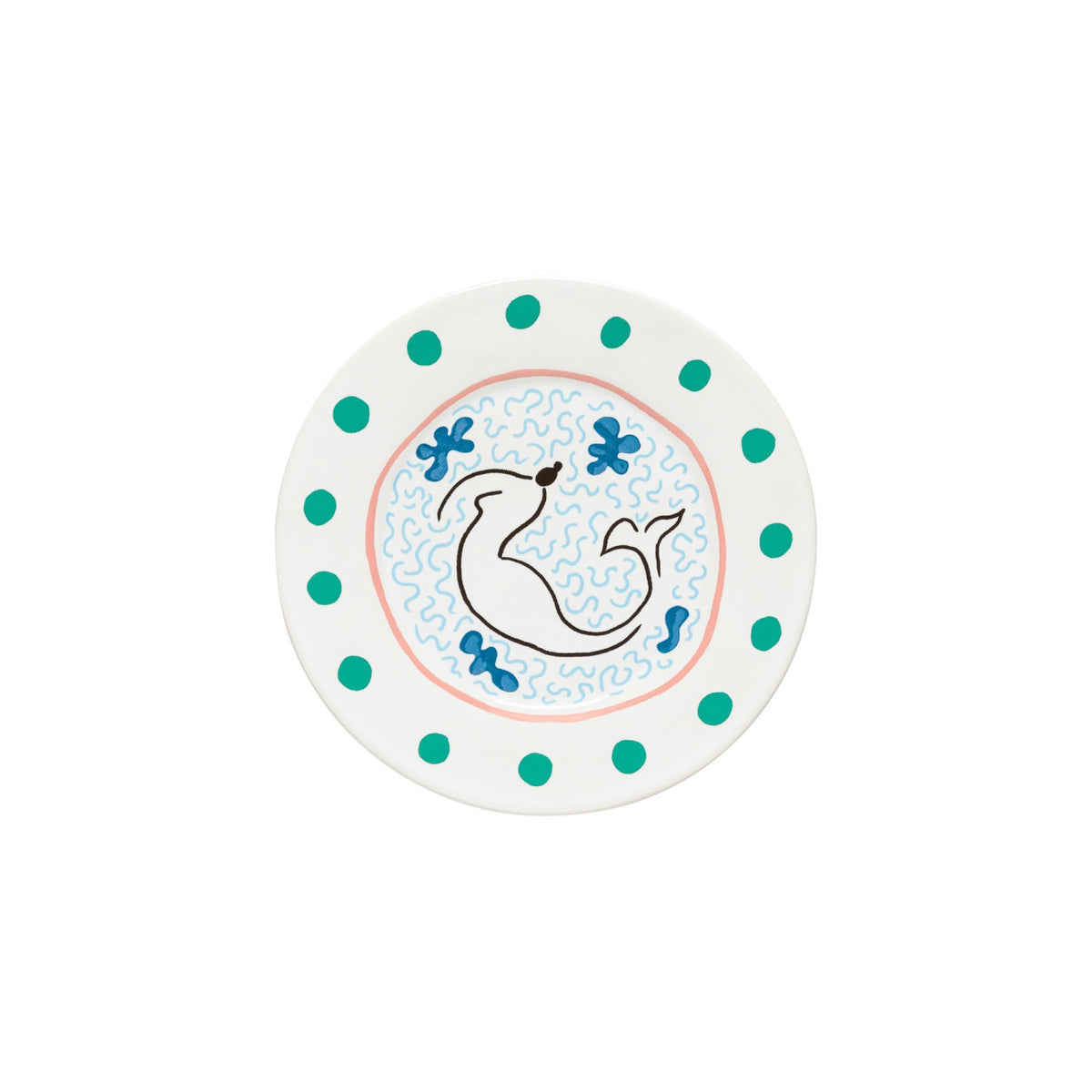 Summer Bliss Teller Meerjungfrau D22.1cm H1.6cm in Mehrfarbig präsentiert im Onlineshop von KAQTU Design AG. Teller ist von Costa Nova
