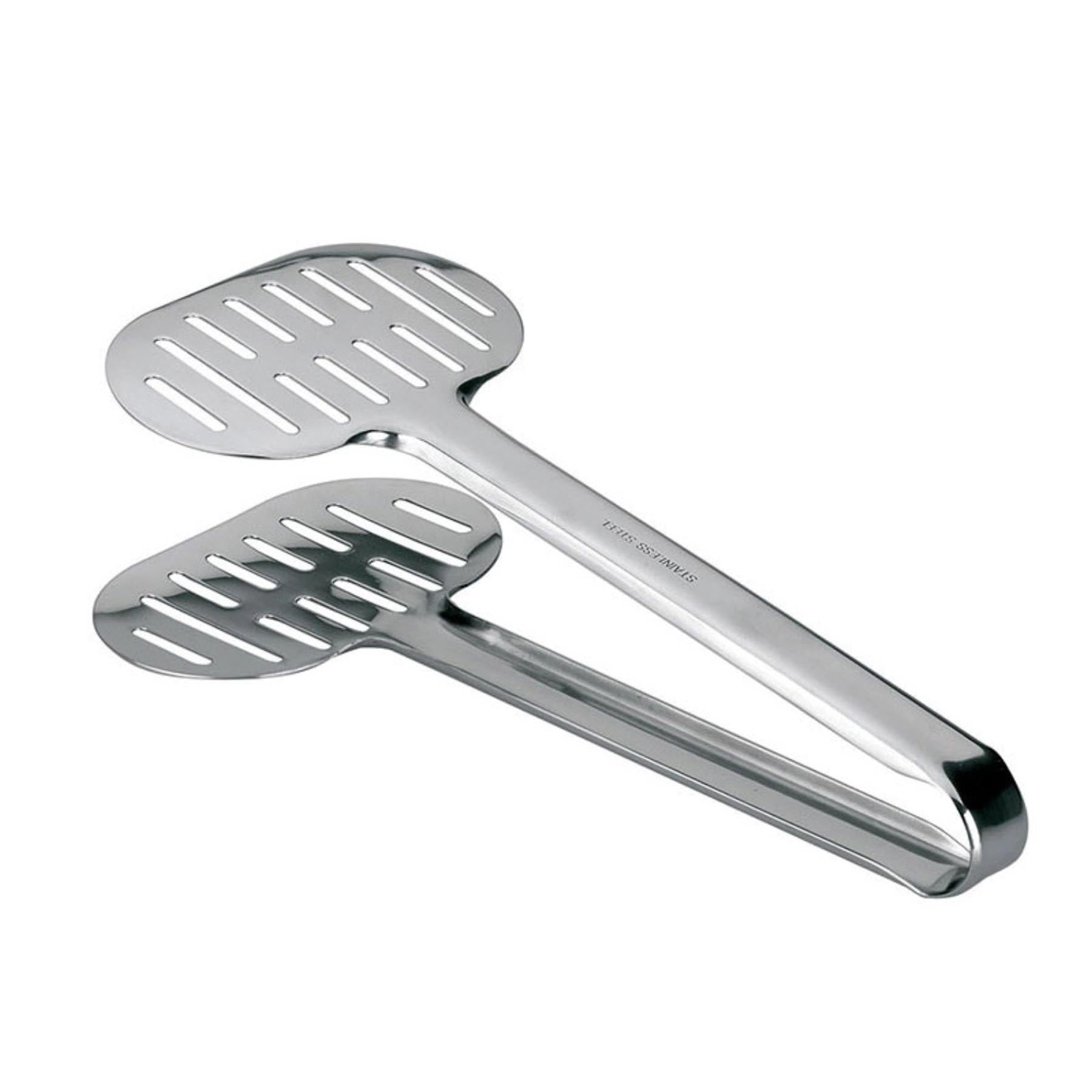 Burgerzange 24cm Edelstahl in Silber präsentiert im Onlineshop von KAQTU Design AG. Küchenhelfer ist von Lacor