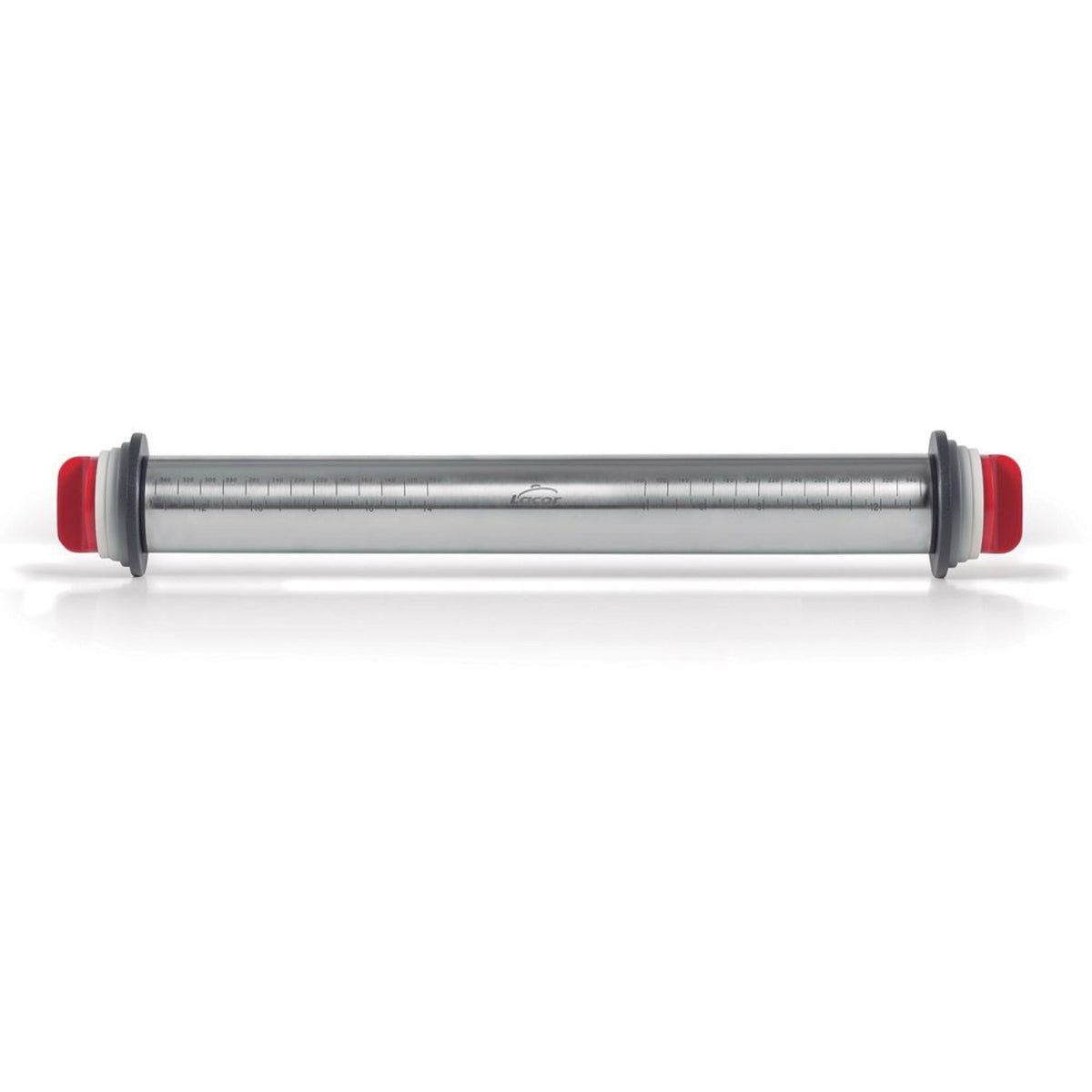 Teigroller 34cm Edelstahl in Silber präsentiert im Onlineshop von KAQTU Design AG. Wallholz ist von Lacor