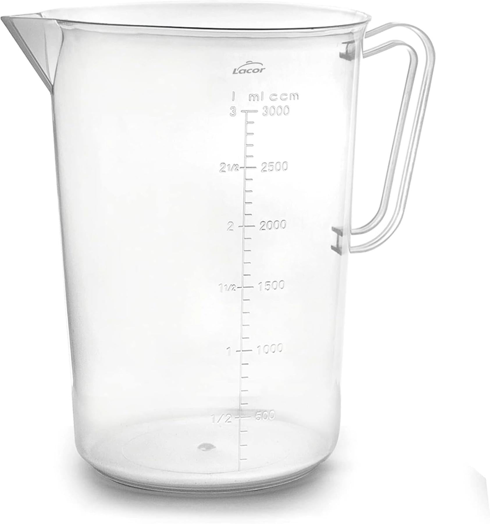 Pro Massbecher 3l in Transparent präsentiert im Onlineshop von KAQTU Design AG. Küchenhelfer ist von Lacor