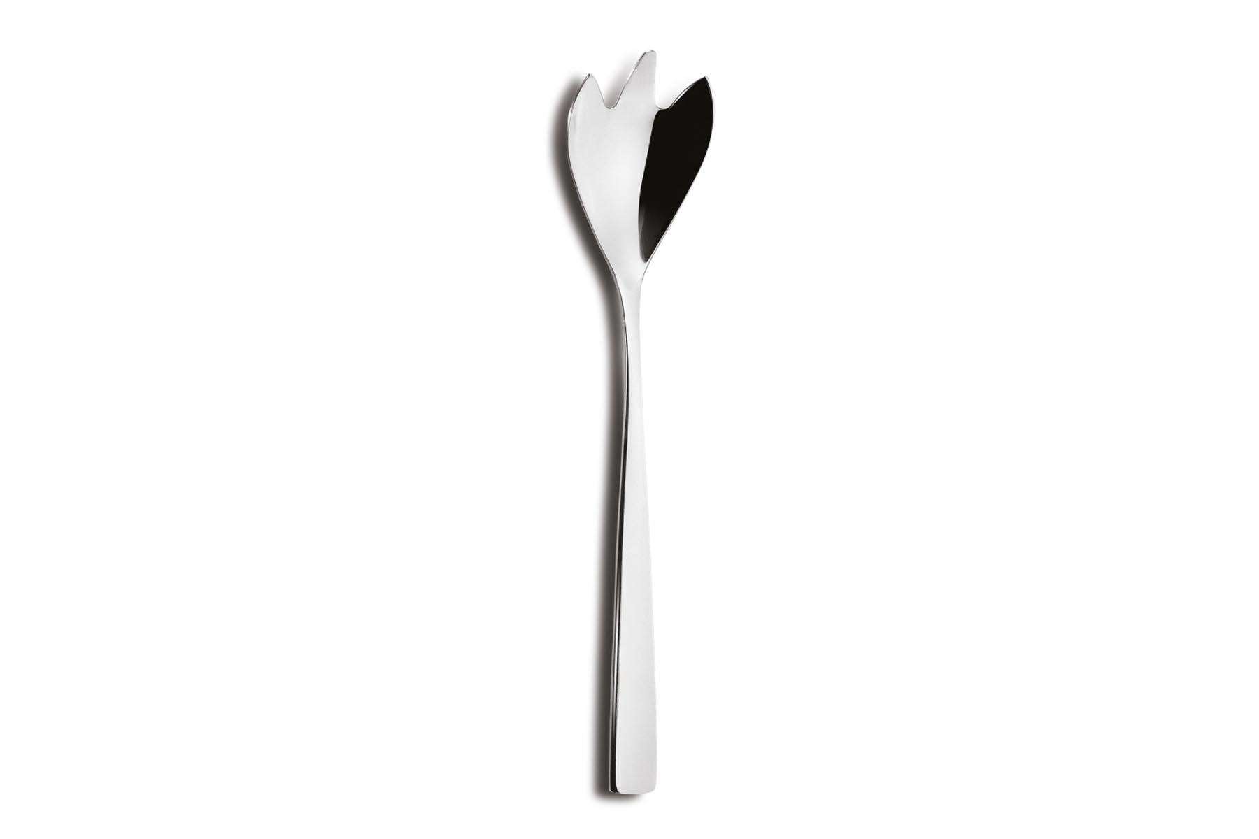 Salatgabel Edelstahl 26.5 cm in  präsentiert im Onlineshop von KAQTU Design AG. Besteck ist von Comas