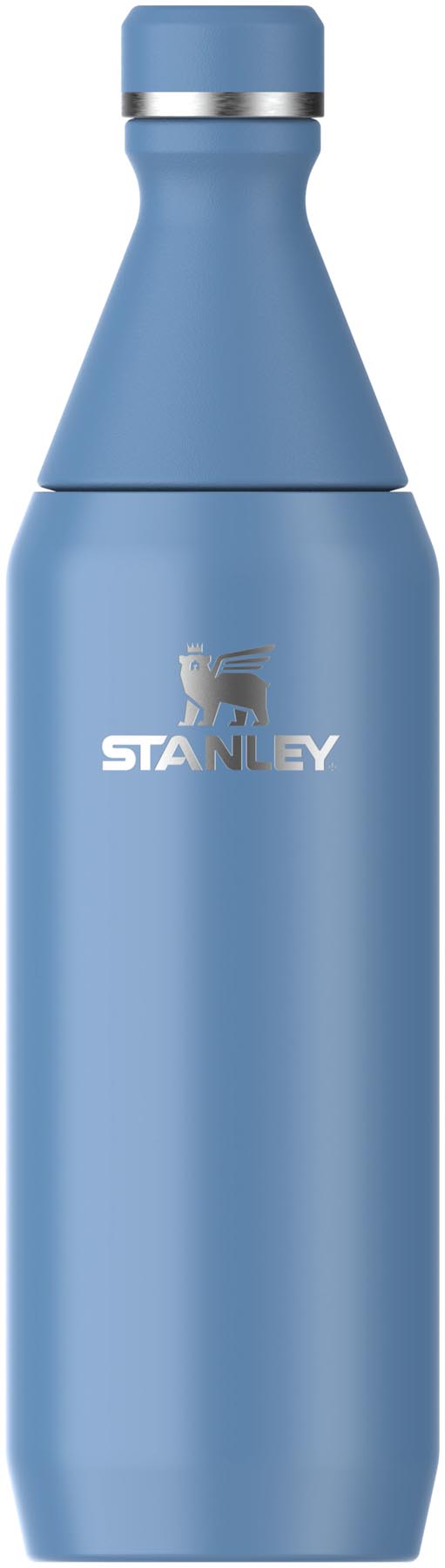 All Day Slim Flasche 0.6l blue sky gloss in Blau präsentiert im Onlineshop von KAQTU Design AG. Aufbewahrungsbehälter ist von Stanley