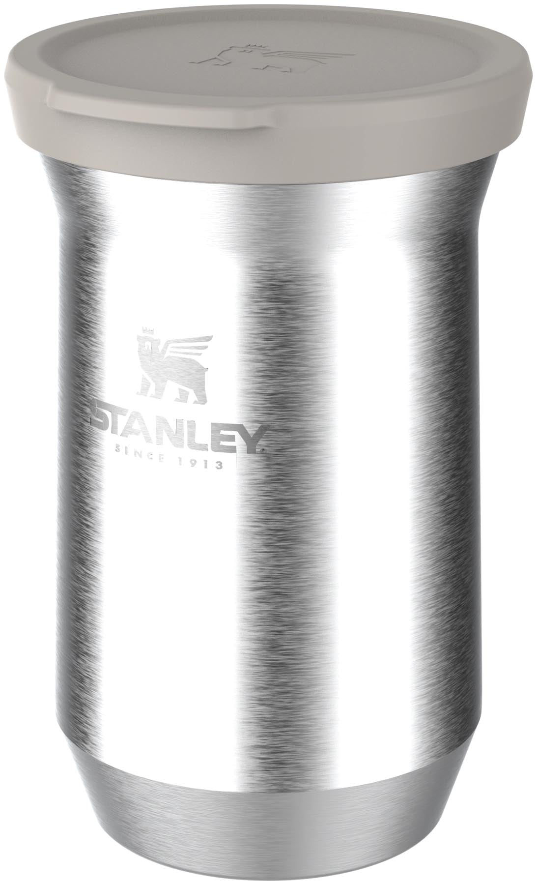 Stylischer 200ml Edelstahlbecher von Stanley für Terere Mate, ideal für alle Getränke, robust und perfekt für den Outdoor-Einsatz.