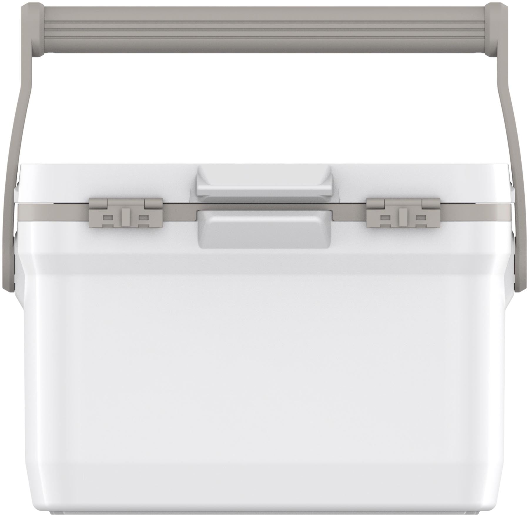 Stylische und praktische Kühltasche von Stanley, 15.1l, ideal für Outdoor-Aktivitäten, in elegantem Frostweiß.
