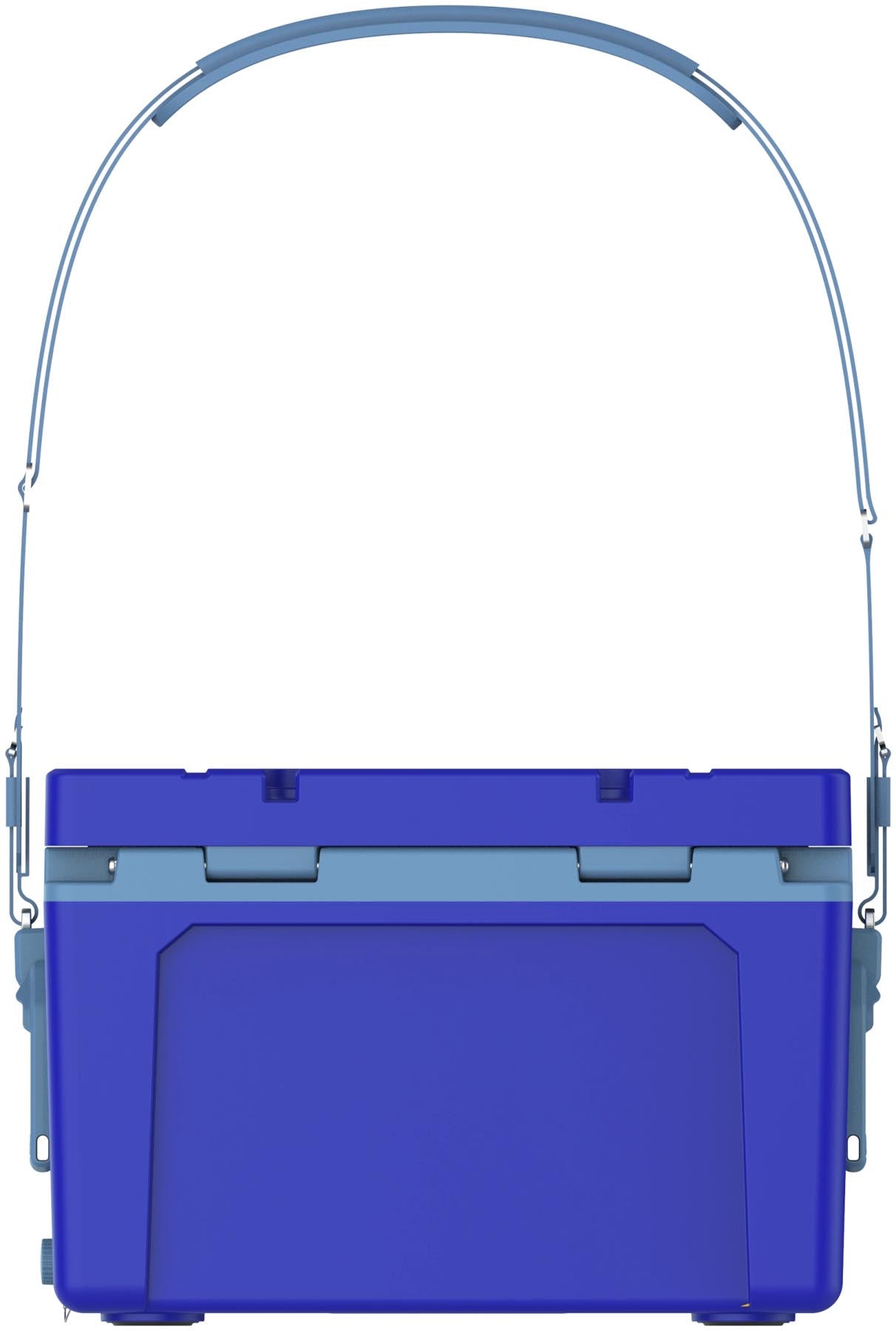 Stylische 23l Kühltasche in Cobalt von Stanley, ideal für Outdoor-Aktivitäten, bietet hervorragende Isolierung und komfortable Tragbarkeit.