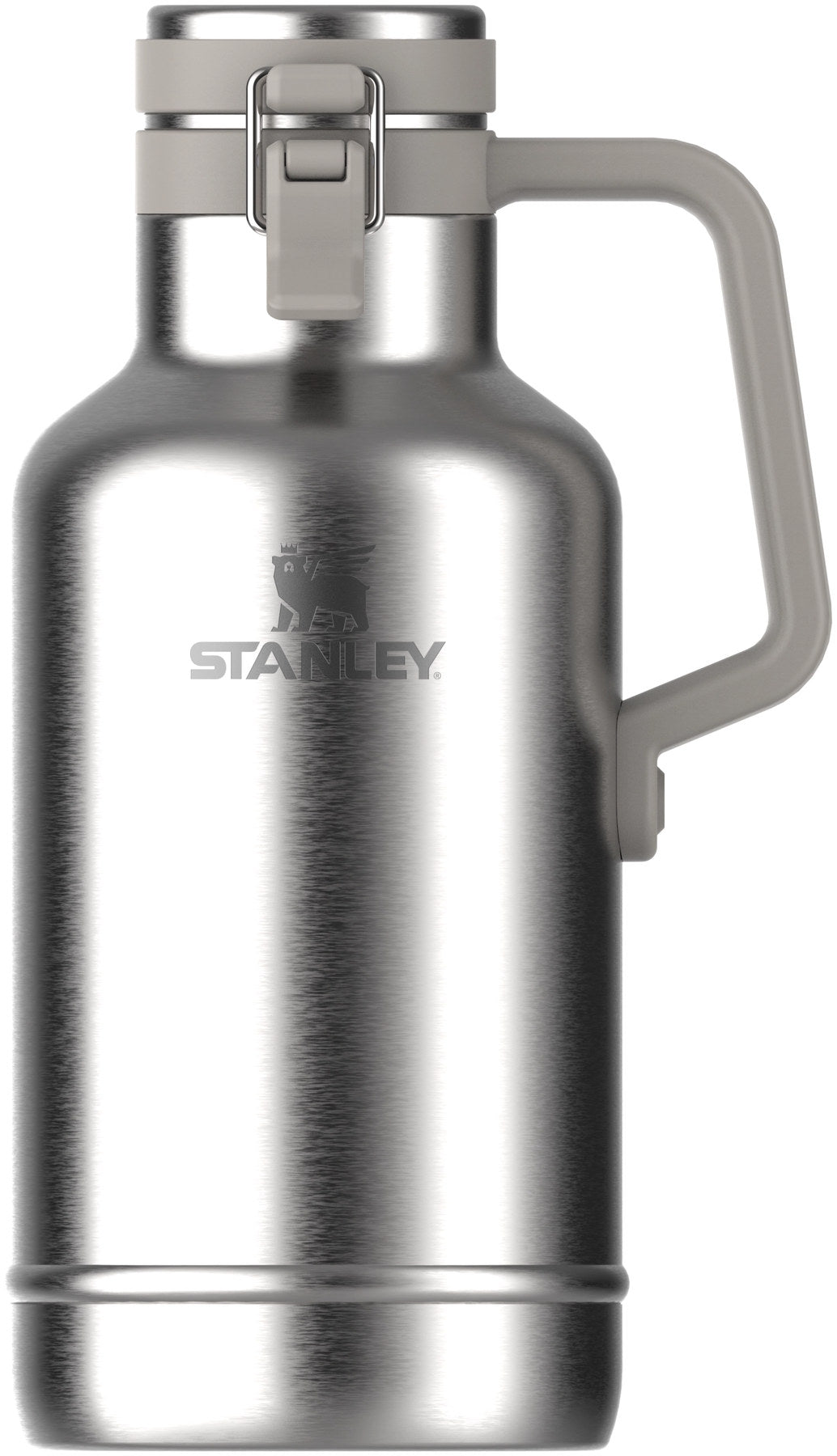 Easy-Pour Growler 1.9l stainless steel ash in Grau präsentiert im Onlineshop von KAQTU Design AG. Thermosflasche ist von Stanley