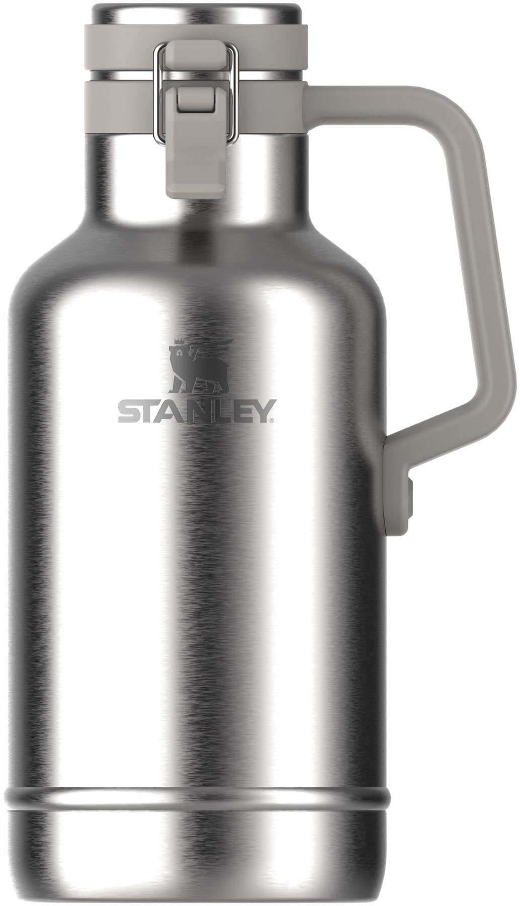Easy-Pour Growler 1.9l stainless steel ash in Grau präsentiert im Onlineshop von KAQTU Design AG. Aufbewahrungsbehälter ist von Stanley