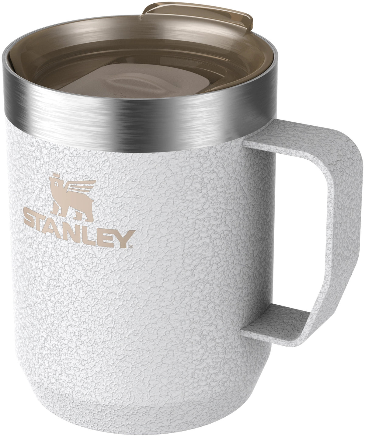 Everyday Camp Mug 0.23l hammertone frost in Weiss präsentiert im Onlineshop von KAQTU Design AG. Thermosflasche ist von Stanley