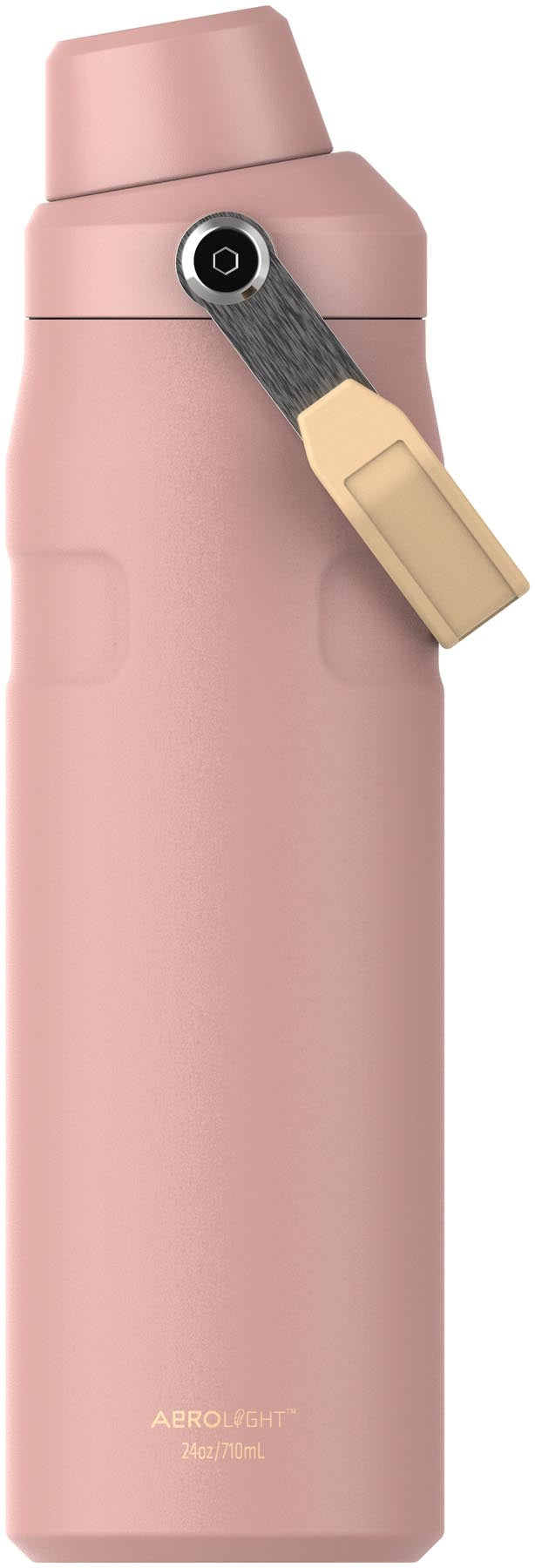 Stylische Stanley Thermosflasche IceFlow Fast Flow in Peach Rose, 0.7l, ideal für kalte Getränke und unterwegs.