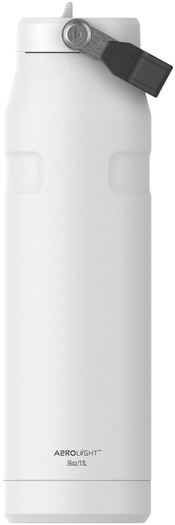 Stylische Stanley Thermosflasche IceFlow Flip Straw in Chalk, 1.06l, ideal für kalte Getränke und unterwegs.