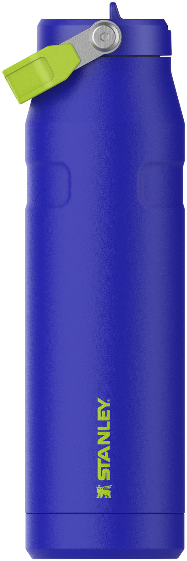 IceFlow Flip Straw Flasche 1.06l cobalt chartreuse in Blau präsentiert im Onlineshop von KAQTU Design AG. Thermosflasche ist von Stanley