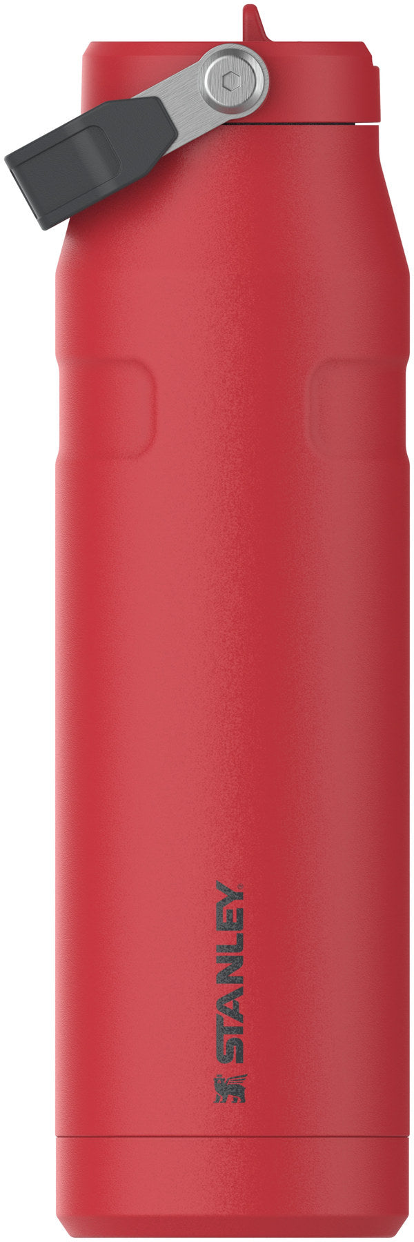 IceFlow Flip Straw Flasche 1.06l chili black in Schwarz präsentiert im Onlineshop von KAQTU Design AG. Thermosflasche ist von Stanley