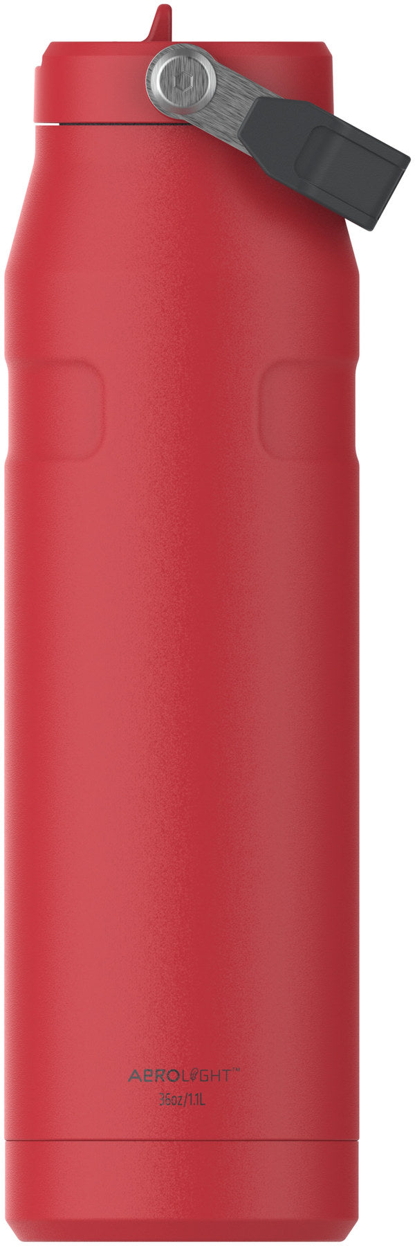 IceFlow Flip Straw Flasche 1.06l chili black in Schwarz präsentiert im Onlineshop von KAQTU Design AG. Thermosflasche ist von Stanley