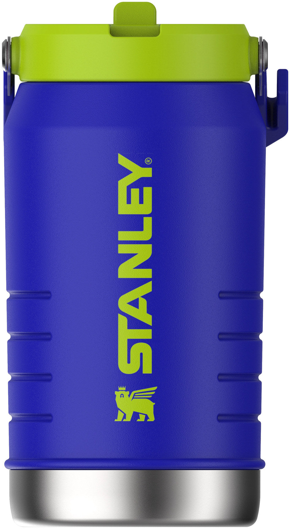 IceFlow Flip Straw Getränkespender 1.9l cobalt chartreuse in Blau präsentiert im Onlineshop von KAQTU Design AG. Thermosflasche ist von Stanley