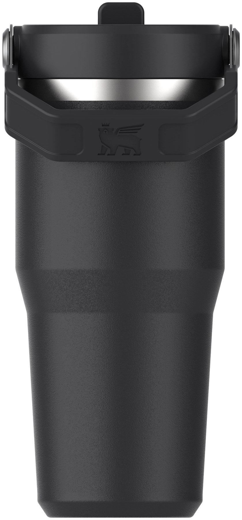 IceFlow Flip Straw Becher 0.41l black 2.0 in Schwarz präsentiert im Onlineshop von KAQTU Design AG. Thermosflasche ist von Stanley