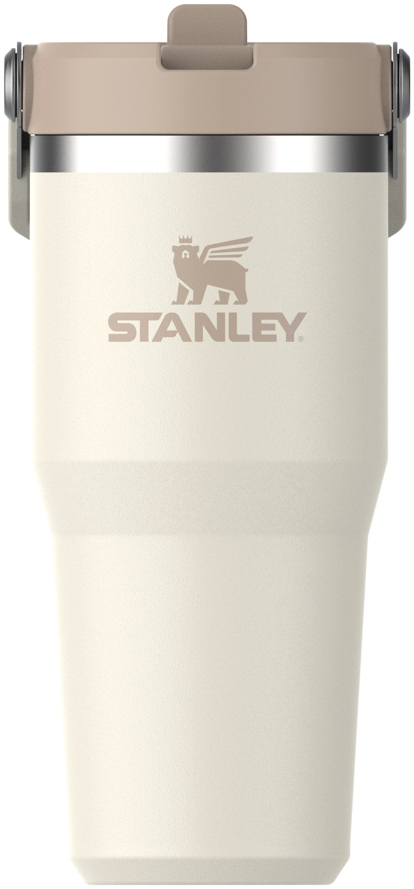 IceFlow Flip Straw Becher 0.41l cream in Blau präsentiert im Onlineshop von KAQTU Design AG. Thermosflasche ist von Stanley