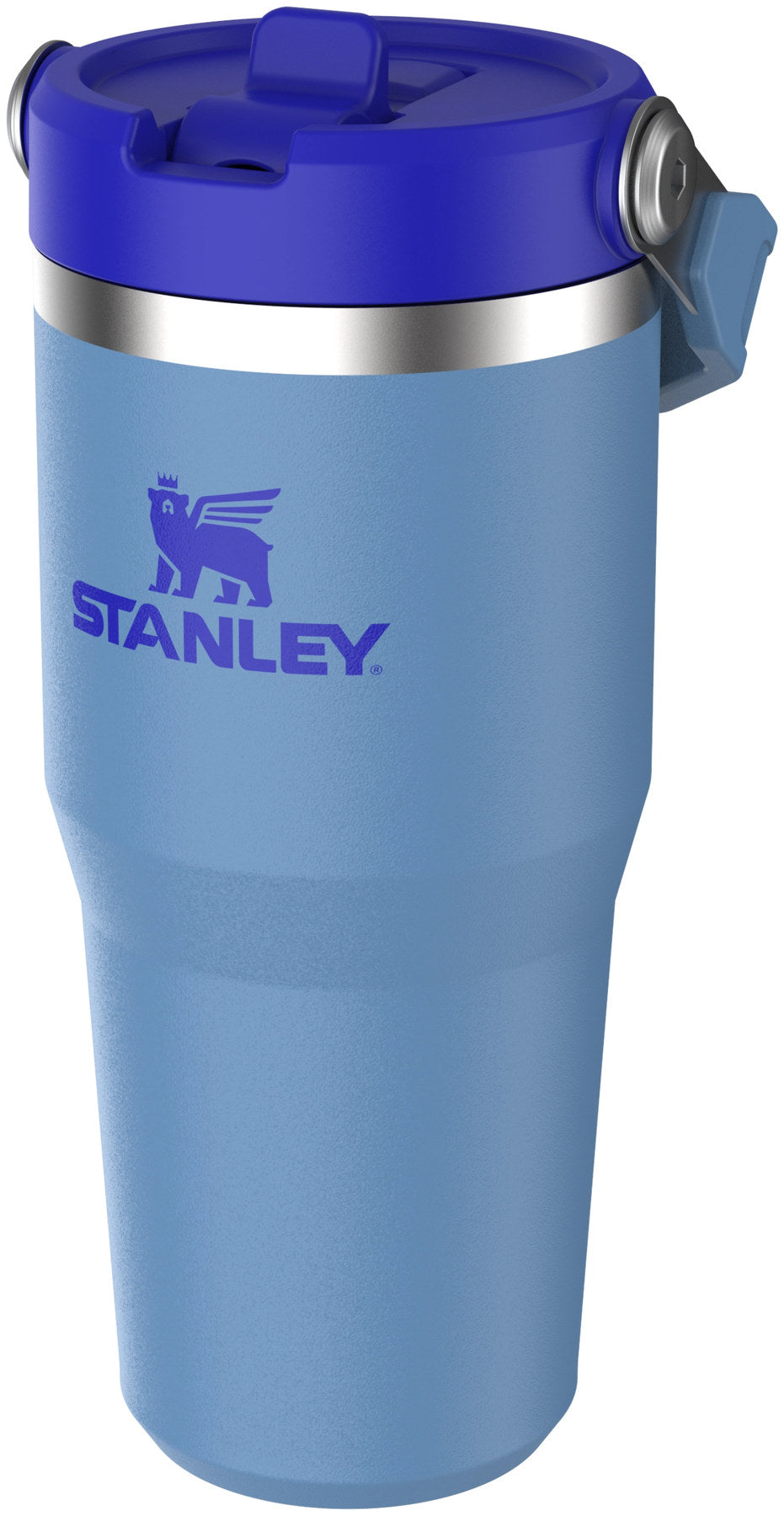 IceFlow Flip Straw Becher 0.41l blue sky in Blau präsentiert im Onlineshop von KAQTU Design AG. Thermosflasche ist von Stanley