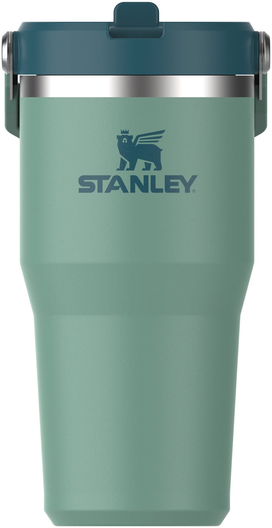 IceFlow Flip Straw Becher 0.41l spring green in Grün präsentiert im Onlineshop von KAQTU Design AG. Thermosflasche ist von Stanley