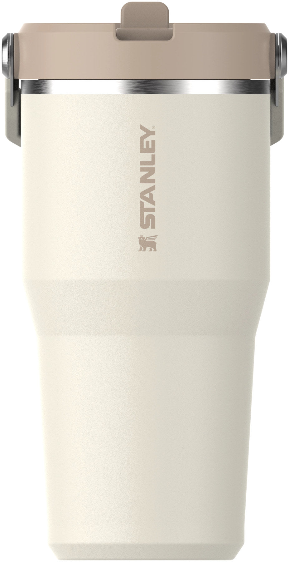 Blaue Thermosflasche IceFlow Flip Straw Becher von Stanley mit Deckel und Klapp-Trinkhalm