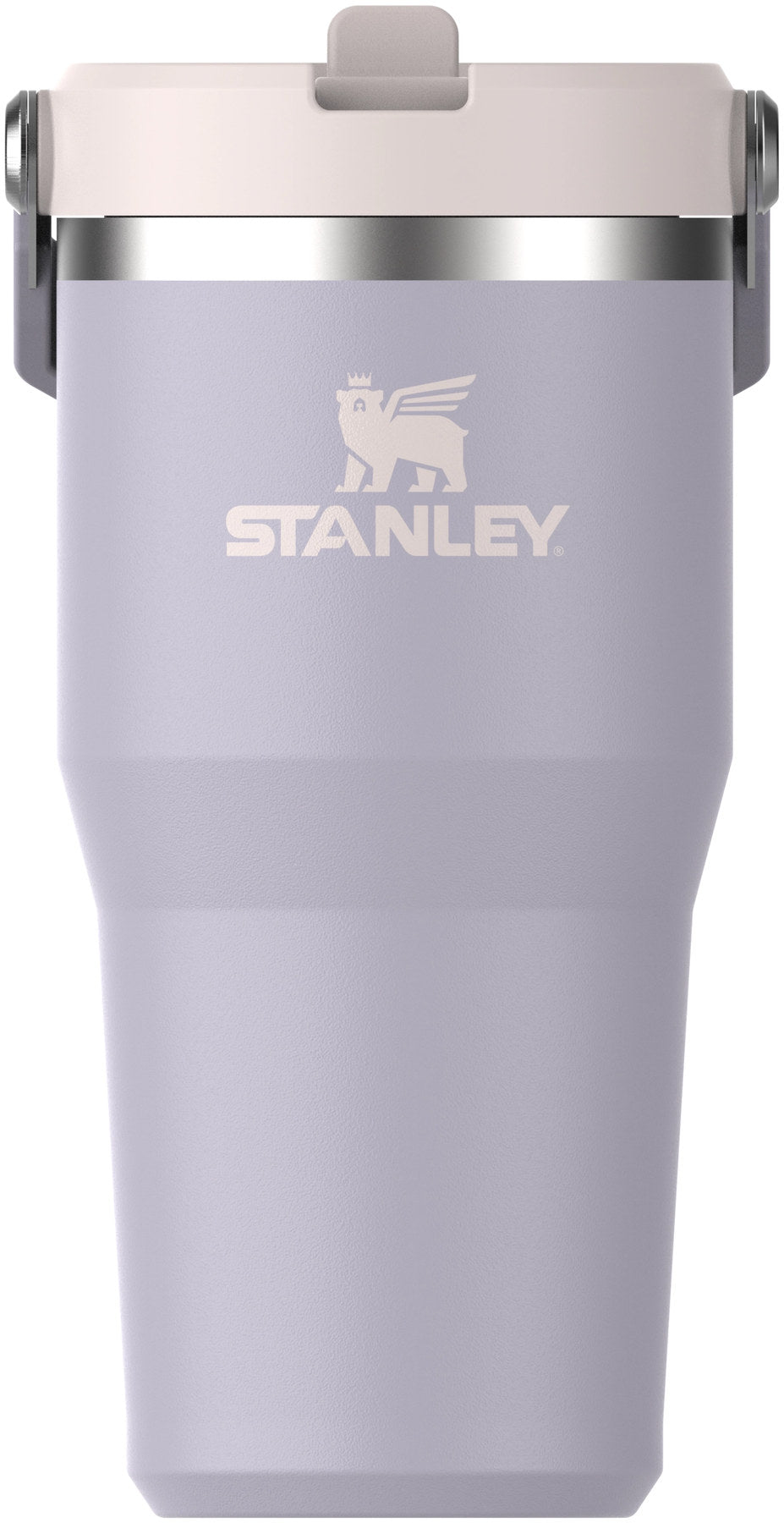 IceFlow Flip Straw Becher 0.6l purple dust in Violett präsentiert im Onlineshop von KAQTU Design AG. Thermosflasche ist von Stanley