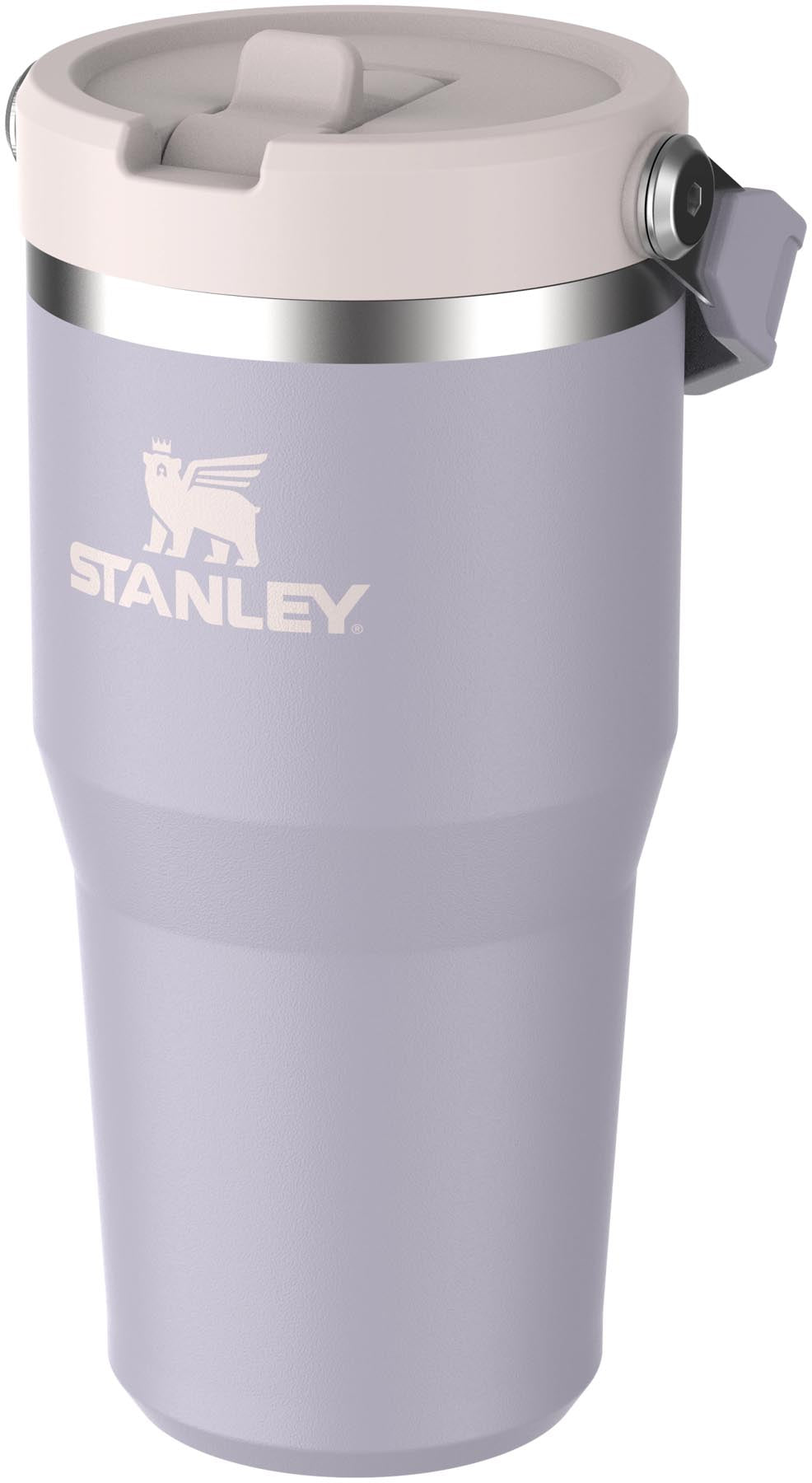 Vielseitiger Stanley IceFlow Flip Straw Becher in lila (0.6l) – perfekt für unterwegs, mit innovativem Flip-Deckel und hervorragender Isolierung.