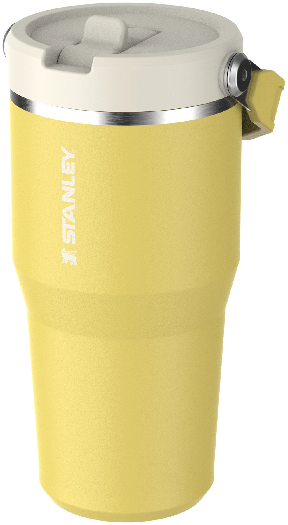 IceFlow Flip Straw Becher 0.6l daffodil in Gelb präsentiert im Onlineshop von KAQTU Design AG. Thermosflasche ist von Stanley