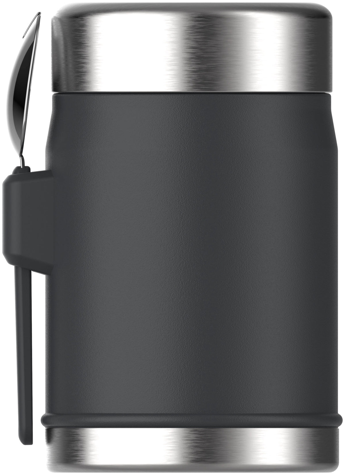 Legendary Food Jar + Spork 0.4l black 2.0 in Schwarz präsentiert im Onlineshop von KAQTU Design AG. Snackbox ist von Stanley