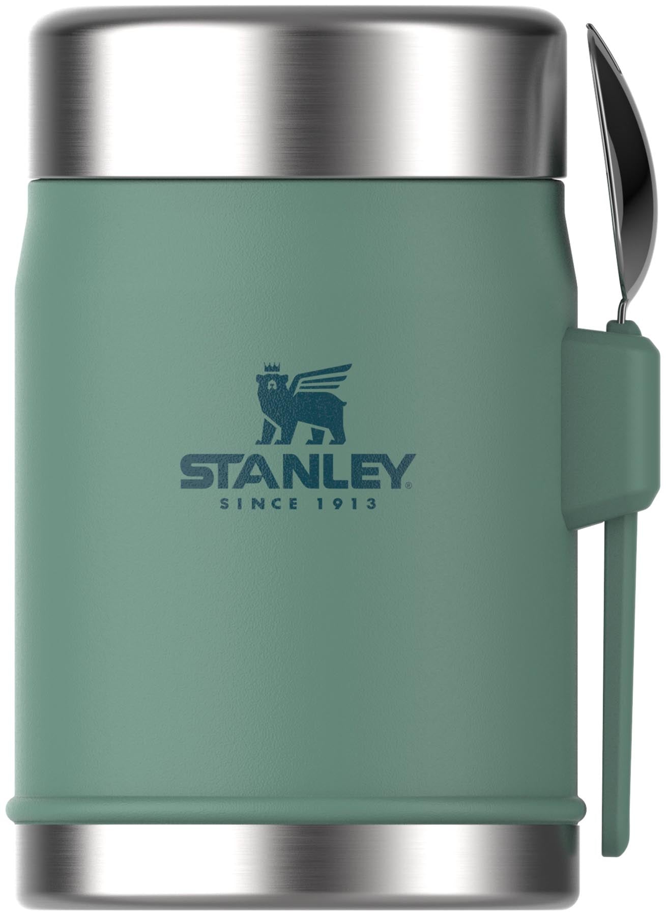 Legendary Food Jar + Spork 0.4l spring green in Grün präsentiert im Onlineshop von KAQTU Design AG. Aufbewahrungsbehälter ist von Stanley