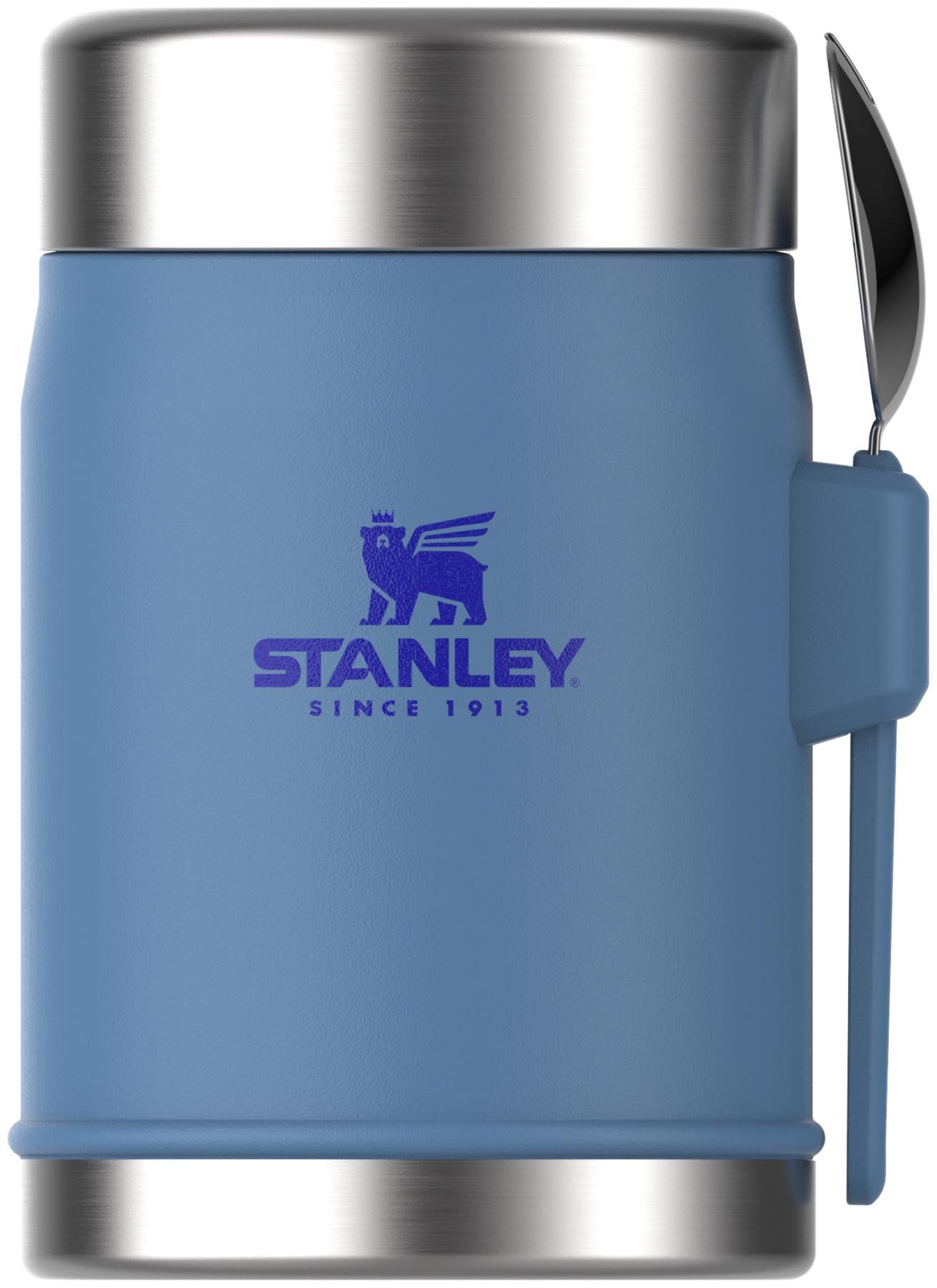 Legendary Food Jar + Spork 0.4l blue sky in Blau präsentiert im Onlineshop von KAQTU Design AG. Aufbewahrungsbehälter ist von Stanley