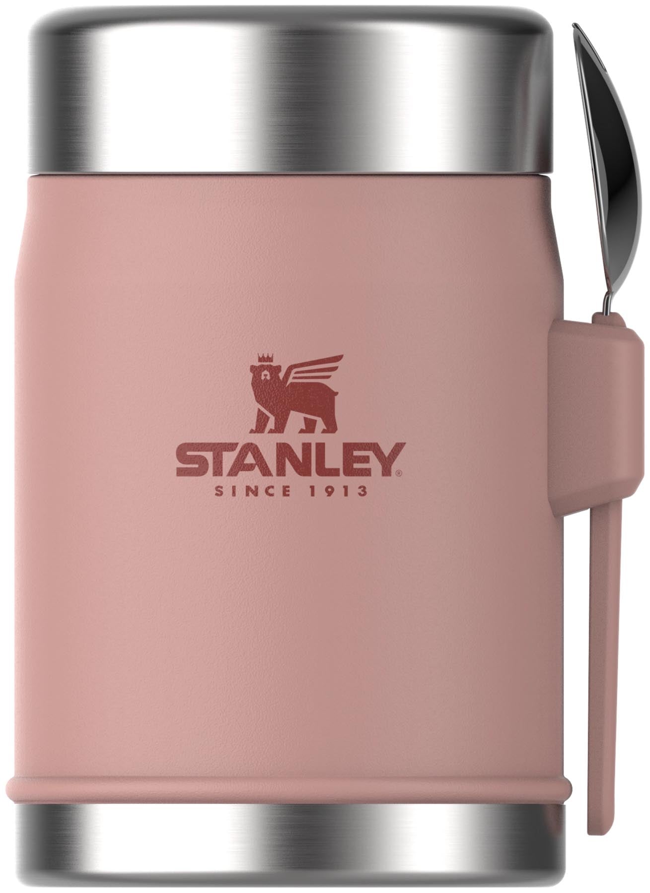 Legendary Food Jar + Spork 0.4l peach rose in Pink präsentiert im Onlineshop von KAQTU Design AG. Aufbewahrungsbehälter ist von Stanley