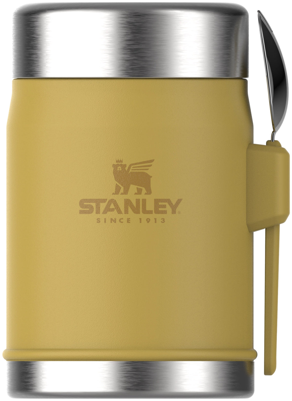 Legendary Food Jar + Spork 0.4l dijon in Gelb präsentiert im Onlineshop von KAQTU Design AG. Snackbox ist von Stanley