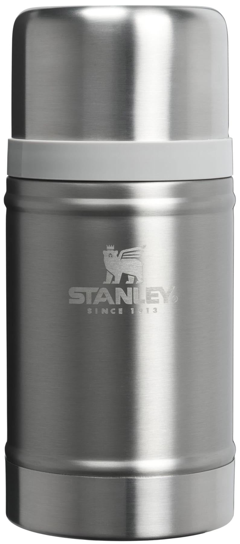 Legendary Food Jar 0.7l stainless steel ash in Grau präsentiert im Onlineshop von KAQTU Design AG. Aufbewahrungsbehälter ist von Stanley