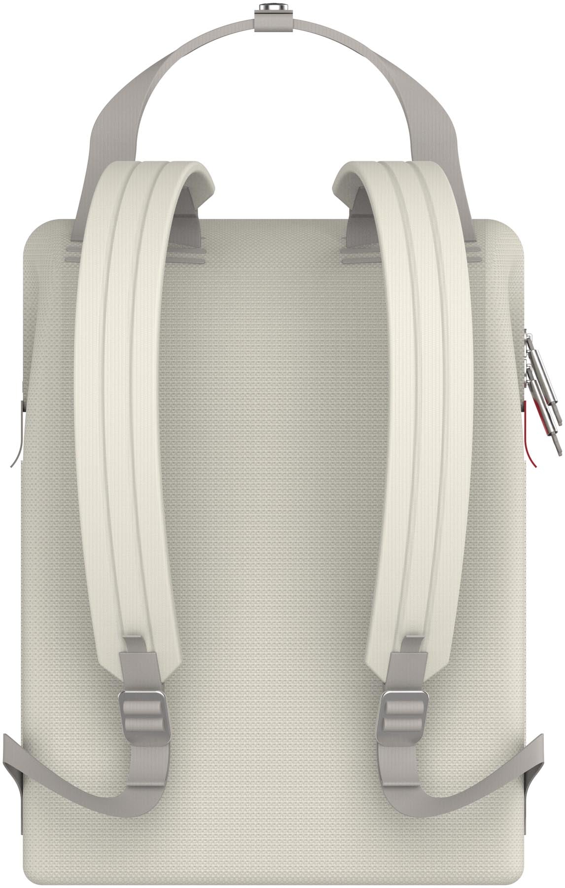 Kompakte Kühltasche im Rucksackdesign in Creme, ideal für Ausflüge und Picknicks, von Stanley, 13.2l Fassungsvermögen.