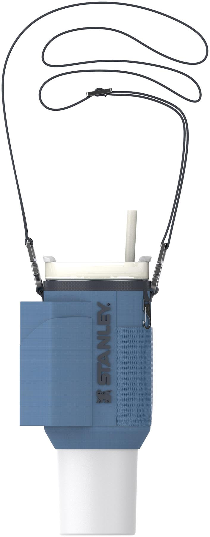 Praktische und elegante Stanley Thermosflasche in Himmelblau, 1.18l, perfekt für den täglichen Gebrauch und hält Getränke stundenlang frisch.