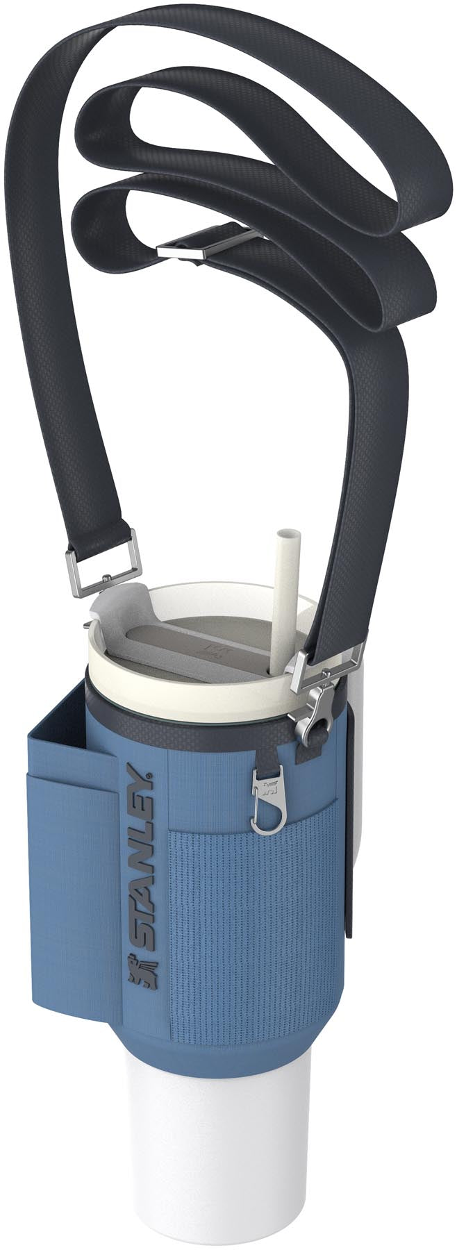 Stylische Stanley Thermosflasche in Himmelblau mit 1,18 l Fassungsvermögen, ideal für unterwegs und sorgt für langanhaltende Frische deiner Getränke.