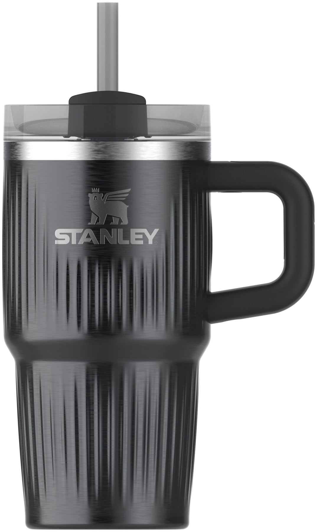 Quencher Fluted 0.59l black PVD in Schwarz präsentiert im Onlineshop von KAQTU Design AG. Thermosflasche ist von Stanley