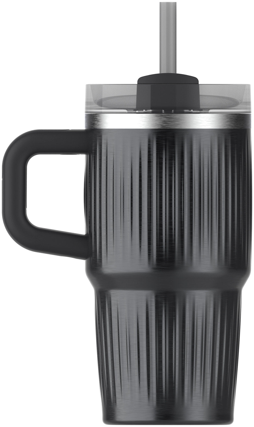 Quencher Fluted 0.59l black PVD in Schwarz präsentiert im Onlineshop von KAQTU Design AG. Thermosflasche ist von Stanley