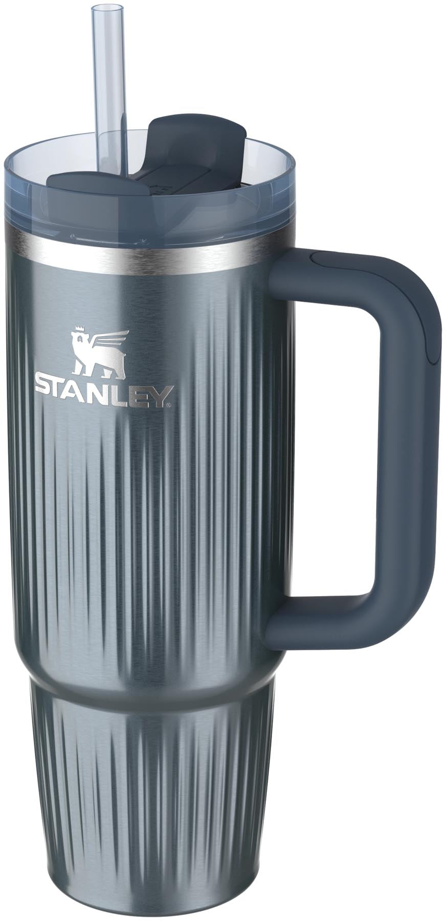 Stylische Stanley Thermosflasche in glacial blue shine, 0.89l, perfekt für unterwegs, hält Getränke lange kühl und sorgt für einen modernen Look.