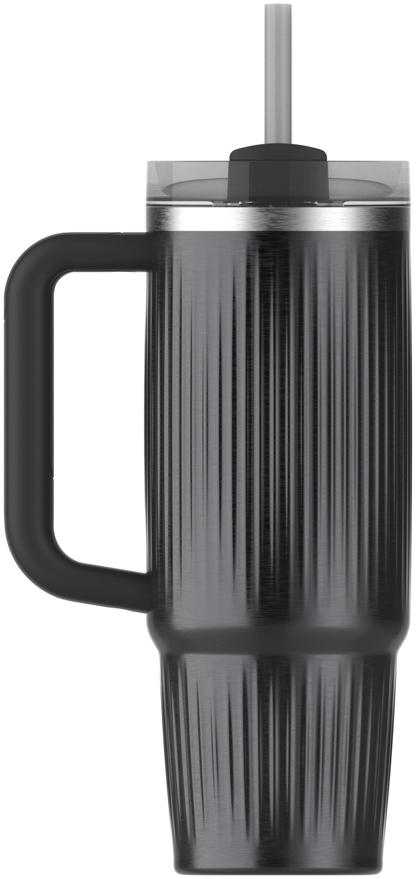 Quencher Fluted 0.89l black PVD in Schwarz präsentiert im Onlineshop von KAQTU Design AG. Thermosflasche ist von Stanley