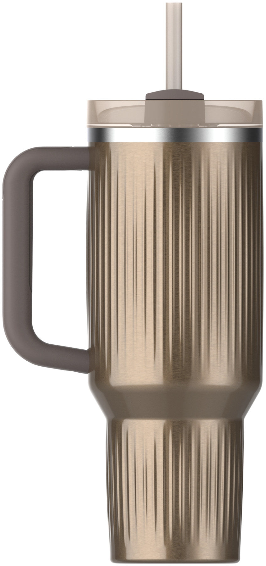 Quencher Fluted 1.18 pale gold shine in Gold präsentiert im Onlineshop von KAQTU Design AG. Thermosflasche ist von Stanley