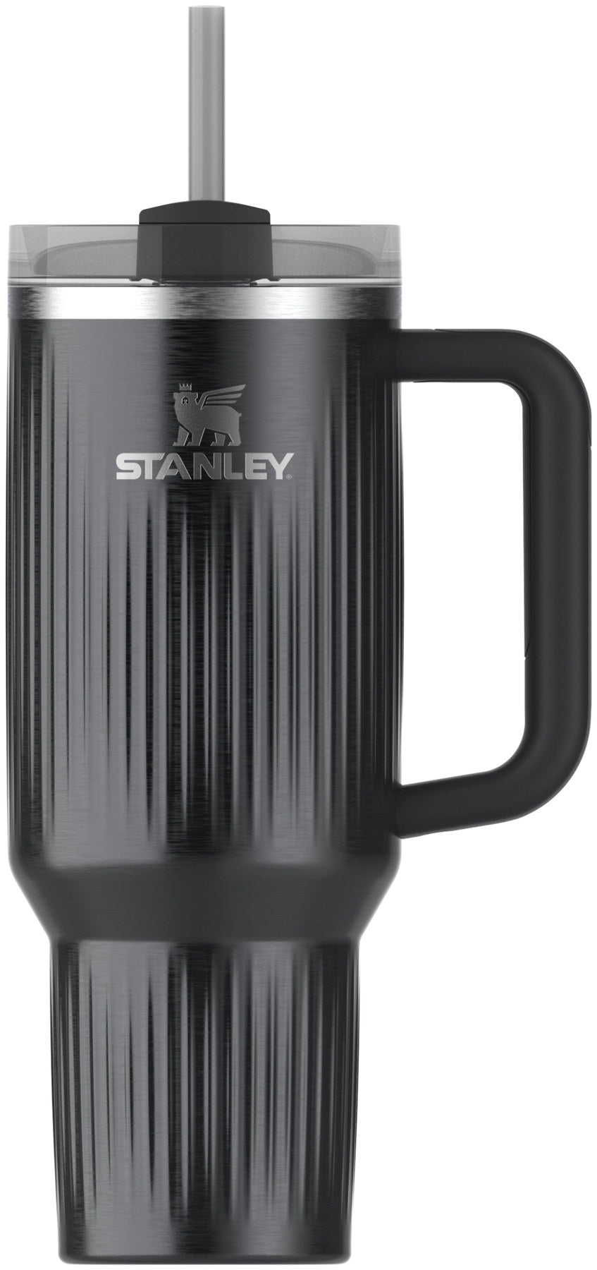 Quencher Fluted 1.18 black PVD in Schwarz präsentiert im Onlineshop von KAQTU Design AG. Thermosflasche ist von Stanley