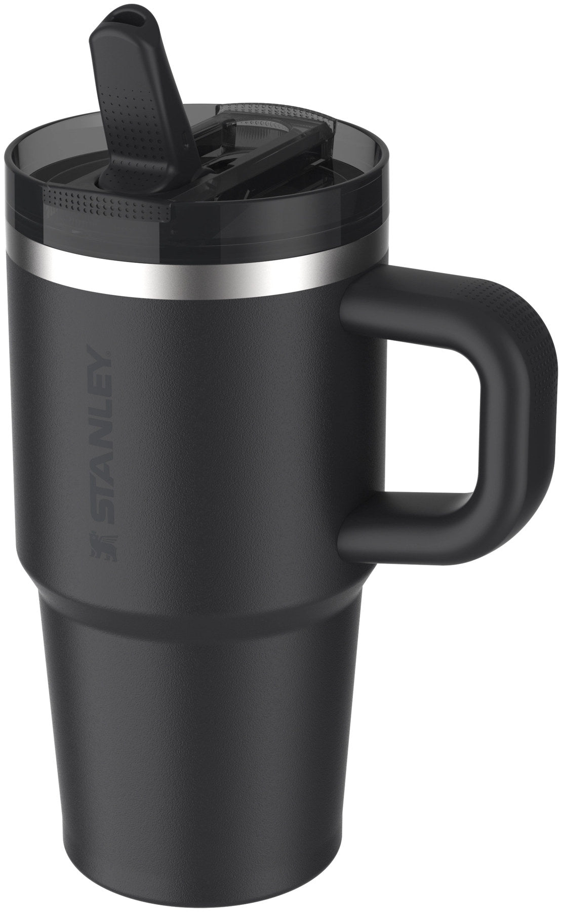 Quencher ProTour Flip Straw 0.59l black 2.0 in Schwarz präsentiert im Onlineshop von KAQTU Design AG. Thermosflasche ist von Stanley