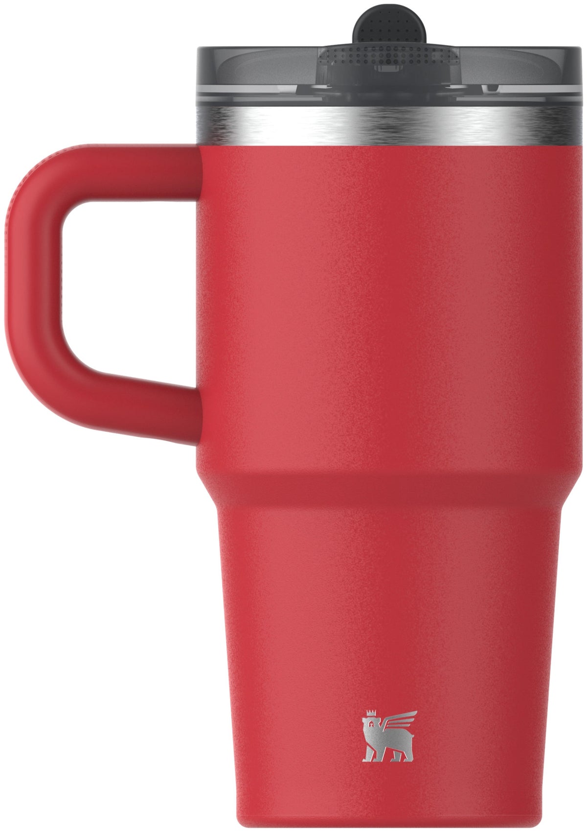 Quencher ProTour Flip Straw 0.59l chili black in Schwarz präsentiert im Onlineshop von KAQTU Design AG. Thermosflasche ist von Stanley