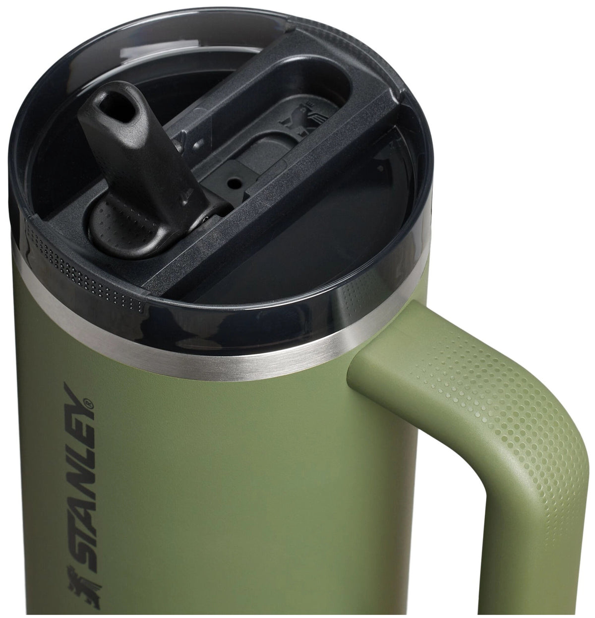 Quencher ProTour Flip Straw 0.89l dried pine in Grün präsentiert im Onlineshop von KAQTU Design AG. Thermosflasche ist von Stanley