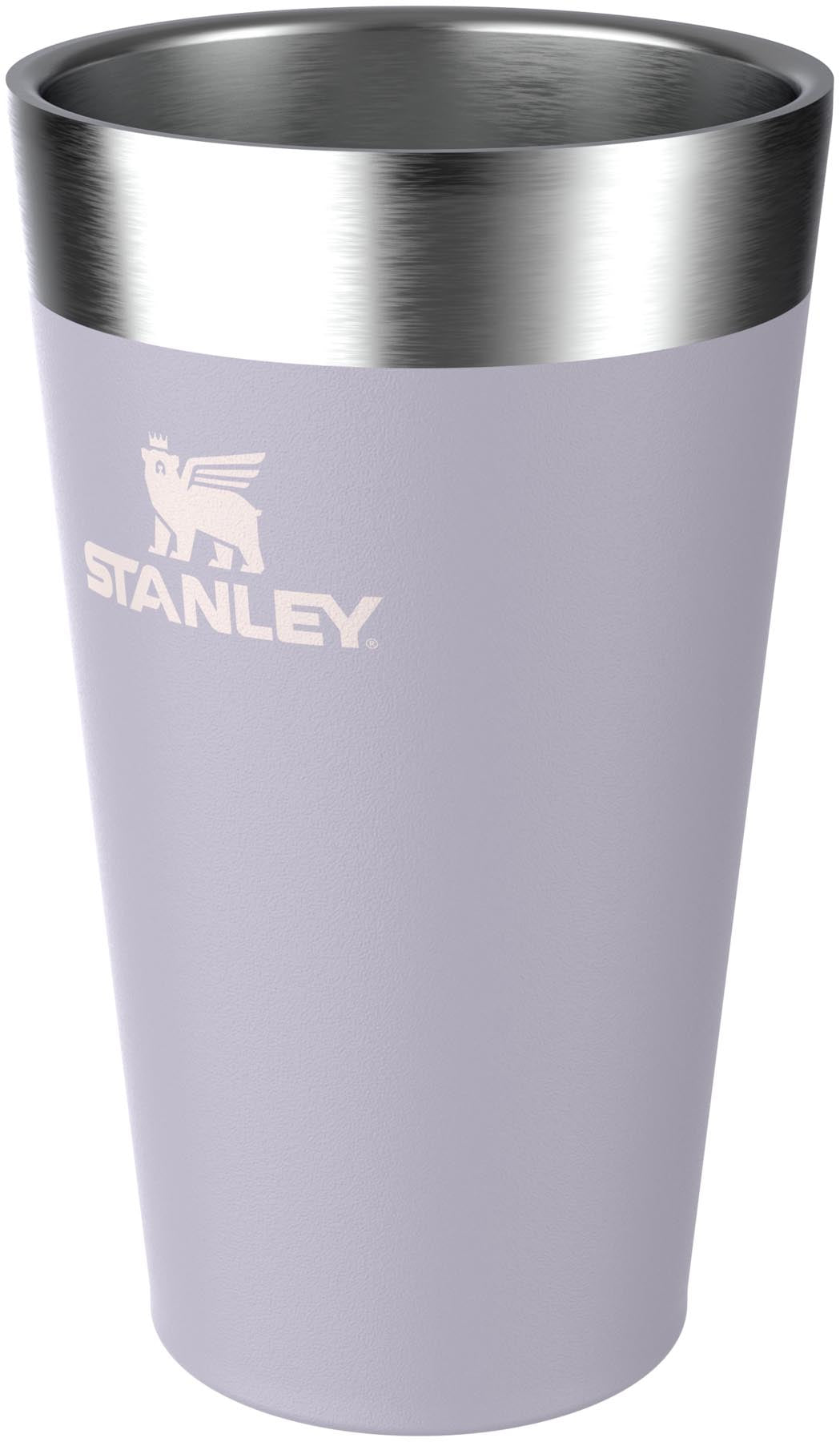 Eleganter lila Stacking Tumbler (0.47l) von Stanley, ideal für unterwegs. Praktisch, nachhaltig und perfekt für alle Getränke.