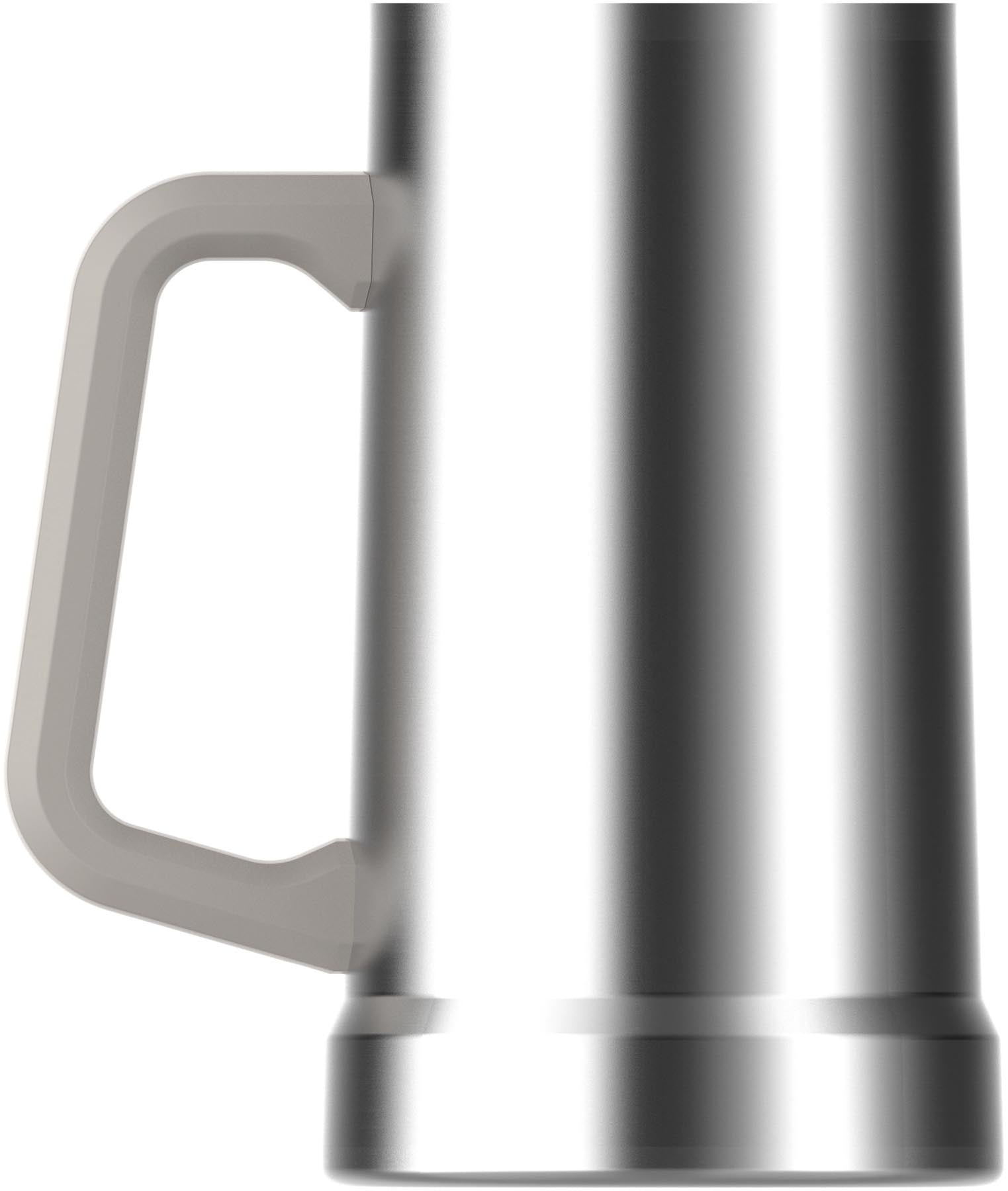 Eleganter Stay Chill Stein Bierkrug aus Edelstahl in Ash, ideal für kalte Getränke. Perfekt für Outdoor-Aktivitäten und stilvolles Trinken.