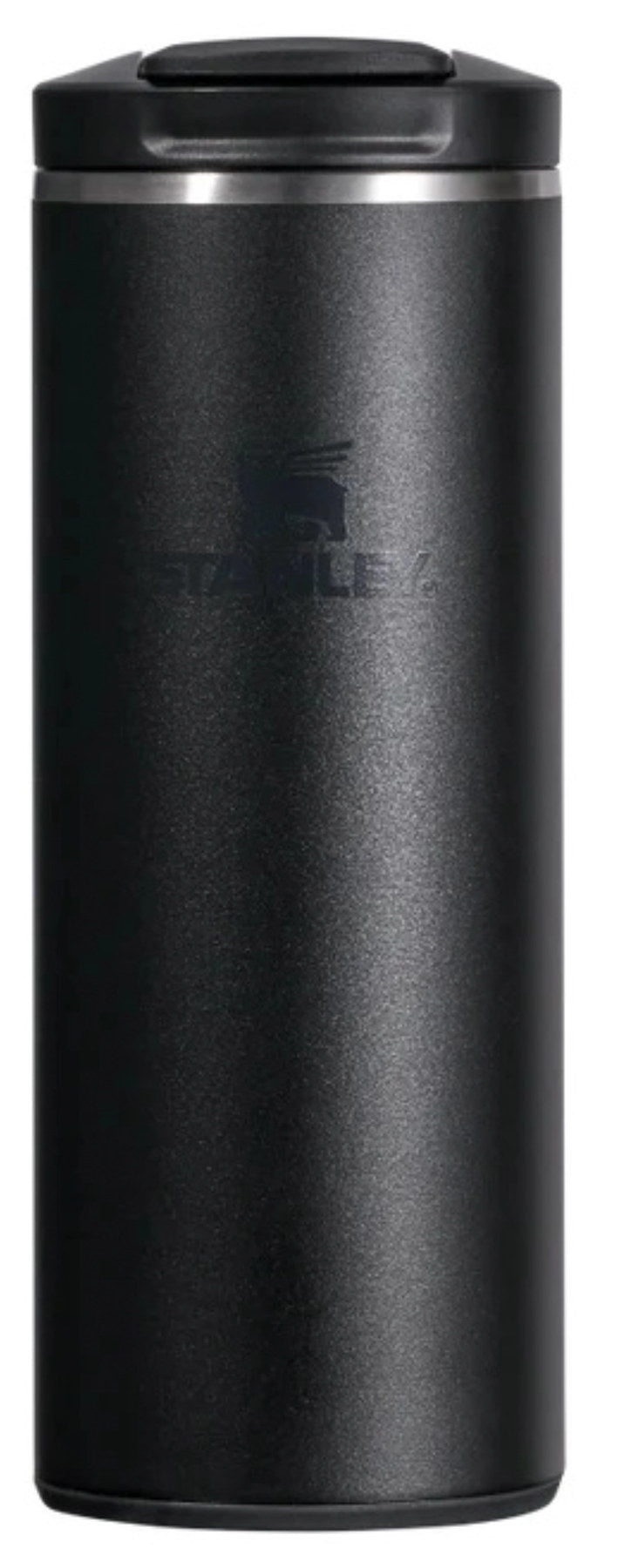 Transit FlipTop Becher 0.35l black 2.0 in Schwarz präsentiert im Onlineshop von KAQTU Design AG. Thermosflasche ist von Stanley