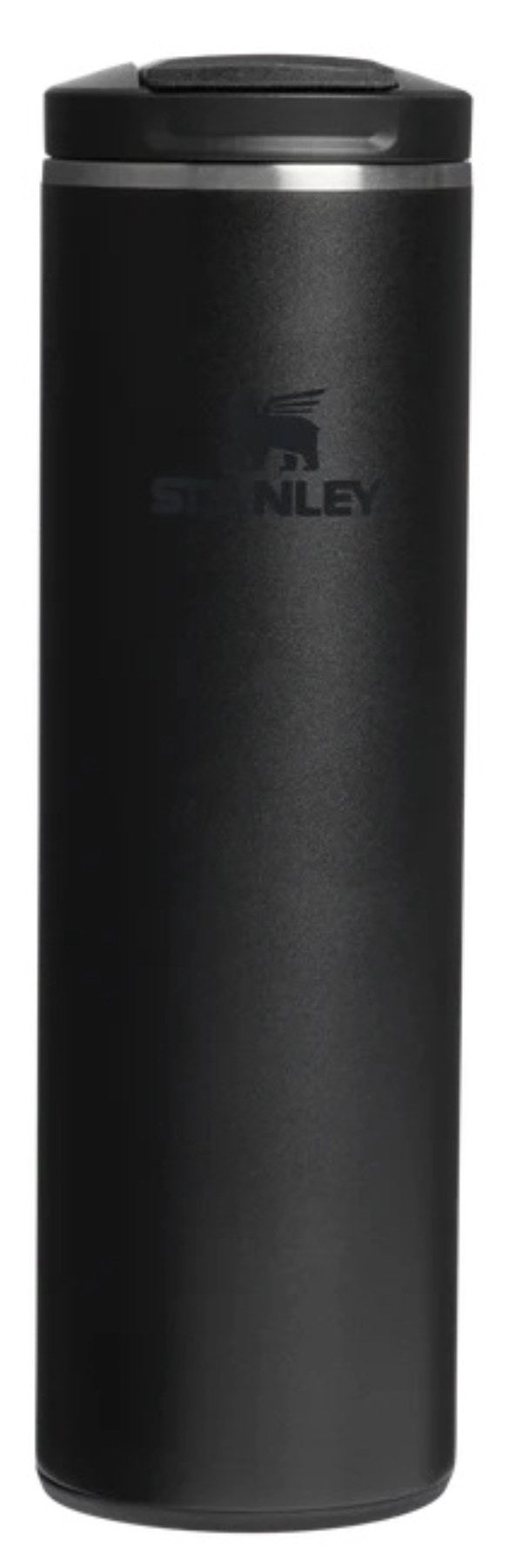 Transit Fliptop Becher 0.47l black 2.0 in Schwarz präsentiert im Onlineshop von KAQTU Design AG. Thermosflasche ist von Stanley