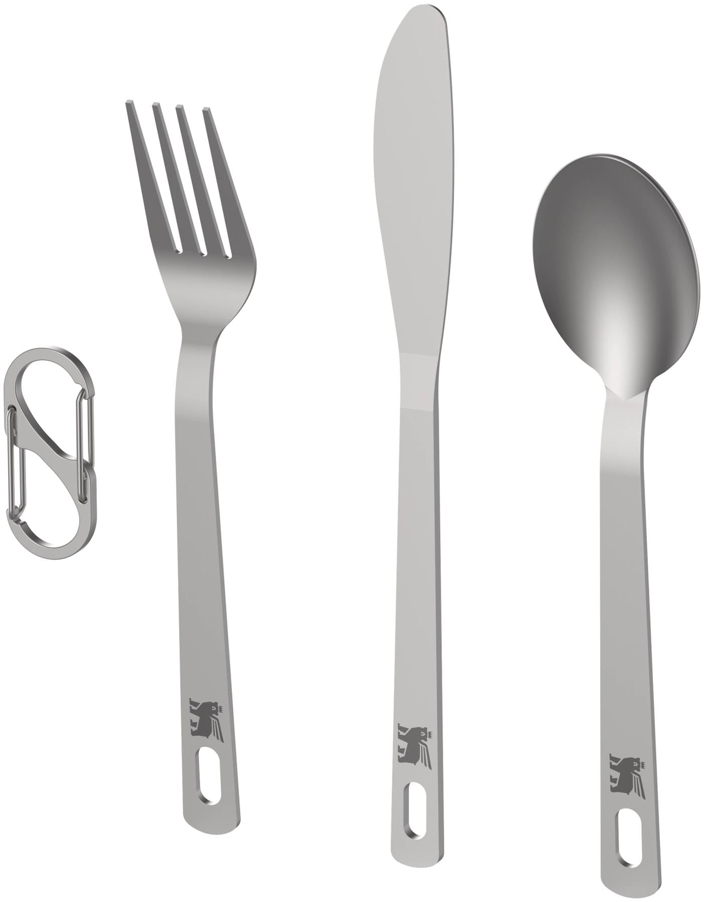 Hochwertiges Campingbesteckset aus Edelstahl von Stanley, ideal für Abenteuer in der Natur, mit elegantem Design und hoher Funktionalität.